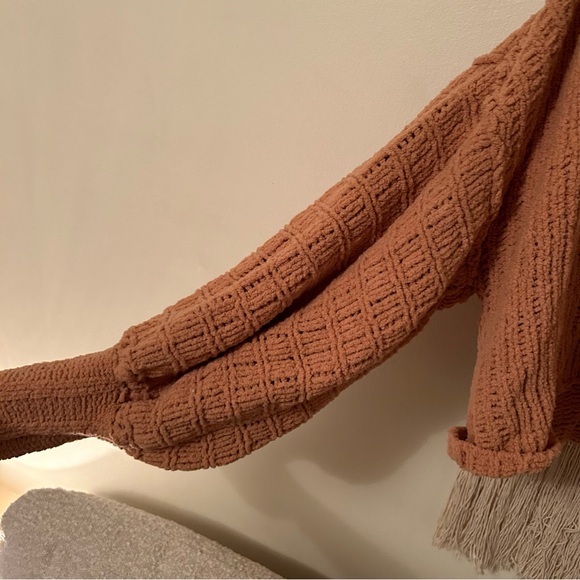 Free People camel cowl neck sweater - Picture 6 of 7